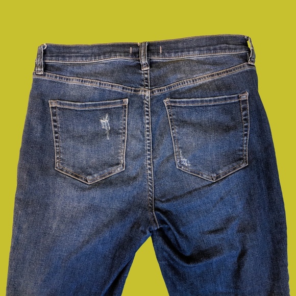 Free People Frayed Skinny Jeans - Picture 5 of 6